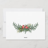 Oh Deer What a Yearメリークリスマスグリーティングフォト シーズンカード (裏面)