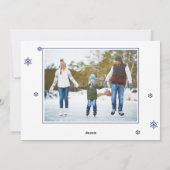 Oh Deer What a Yearメリークリスマスグリーティングフォト シーズンカード (裏面)