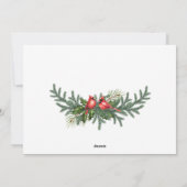 Oh Deer What a Yearメリークリスマスグリーティングフォト シーズンカード (裏面)