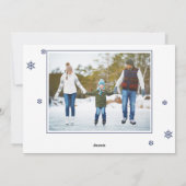 Oh Deer What a Yearメリークリスマスグリーティングフォト シーズンカード (裏面)