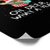 Oh Deer What a Year Christmas Family Style  ポスター (角)