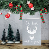 Oh Deer, What A Year! Funny Christmas 箔カード