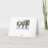 Oh Deer What a year Merry Christmas 2写真 カード (裏面)