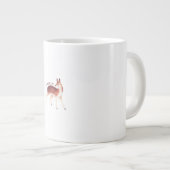 Oh Deer Whimsical Creative Design  ジャンボコーヒーマグカップ (正面右)