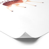 Oh Deer Whimsical Creative Design  ポスター (角)