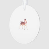 Oh Deer Whimsical Creative Design Acrylic Ornament オーナメント (正面)