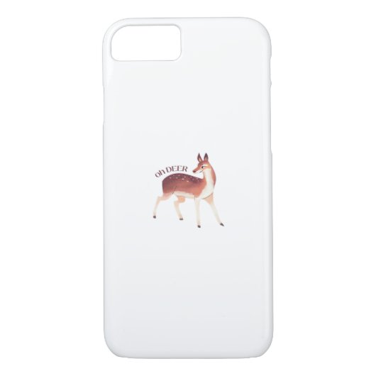 Oh Deer Whimsical Creative Design Case-Mate iPhoneケース (裏面)