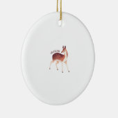 Oh Deer Whimsical Creative Design Ornament セラミックオーナメント (右)