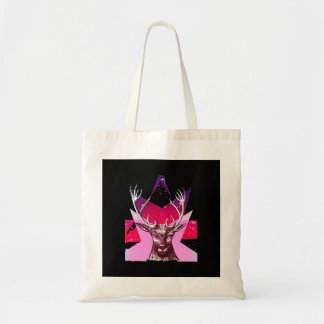 Oh Deer Whimsical Creative Design Tote Bag トートバッグ