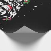 Oh Dentistree Dentist Dental Teeth Christmas Tree ラッピングペーパー (角)