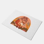 Oh For Fox Sake Cute and Funny Fox ドアマット (アングル)