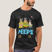 Oh For German Shepherd Sake Easter Bunny Ear Egg Tシャツ (正面)