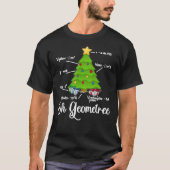 Oh Geometree Funny Maths Inspired Christmas Tree Tシャツ (正面)