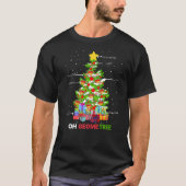 Oh Geometree Tree Christmas Tree Geometry Math Te Tシャツ (正面)