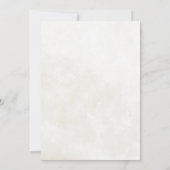 Oh Girl Baby Shower Invitation | Pink Watercolor  招待状 (裏面)