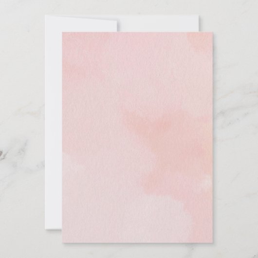 Oh Girl Frame Boho Rainbow Baby Shower 招待状 (裏面)