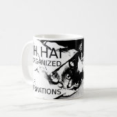 Oh Hai私はUr Infrmationsを組織しました コーヒーマグカップ (正面左)