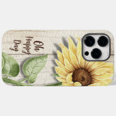 Oh Happy Day ひまわり iPhone カーケース Case-Mate iPhoneケース (裏面 (横))