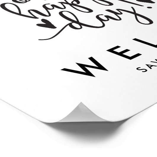 Oh Happy Day Script 結婚's Welcome Poster ポスター (角)