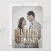 Oh Hear The Angel Voicesフォトクリスマスカード シーズンカード (裏面)