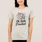 Oh Hello Preschool Women's Teacher Shirt トライブレンドＴシャツ (正面)