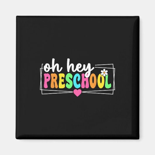 Oh Hey 幼稚園の先生と生徒たちのはじめましての文房具 マグネット (正面)