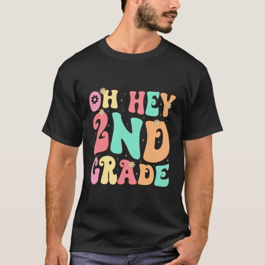 Oh Hey 2年生先生レトロ最初の日Sに戻る Tシャツ (正面)