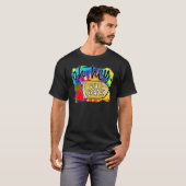 Oh Hey 4年生ハート鉛筆絞り染めバックScho Tシャツ (正面フル)