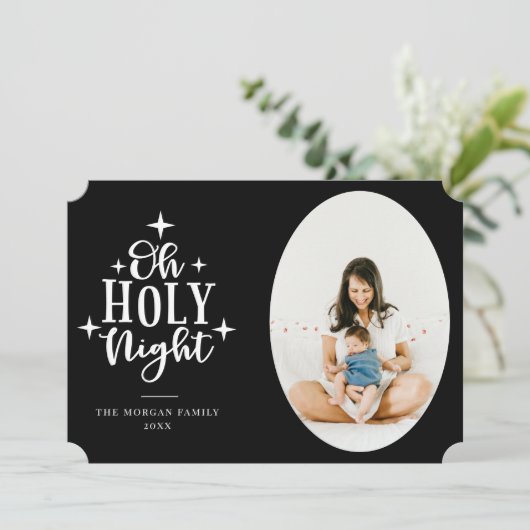 Oh Holy Night黒写真 シーズンカード (スタンド正面)