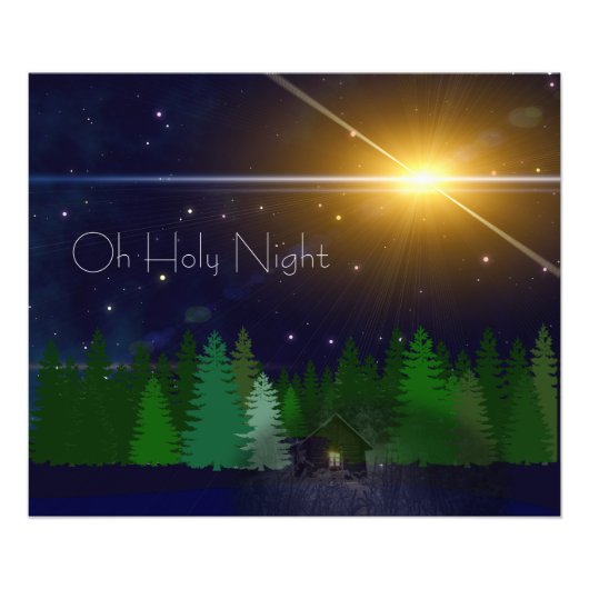 Oh Holy Night – ベツレヘムの星 フォトプリント (正面)