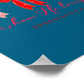 Oh How He Loves Us, Christian Valentine Bible Vers ポスター (角)