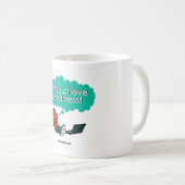 Oh i愛Wordpress コーヒーマグカップ (正面右)