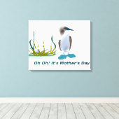 Oh Its Mothers Day キャンバスプリント (インサイチュ (ウッドフロア))