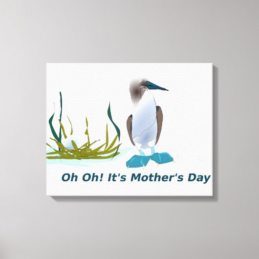 Oh Its Mothers Day キャンバスプリント (正面)