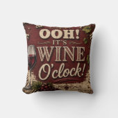 Oh! It's Wine O'Clock クッション (正面)