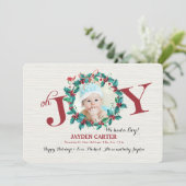 Oh Joy Holiday写真誕生のお知らせ シーズンカード (スタンド正面)