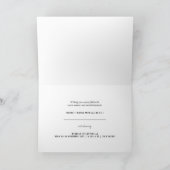 Oh Joy It's A Boy Photo Holiday Birth Announcement シーズンカード (内部)