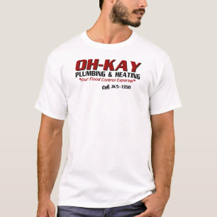 OH-KAYの配管及び暖房 Tシャツ
