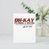 OH-KAY給排水衛生設備配管および暖房動揺して(C) ポストカード (スタンド正面)