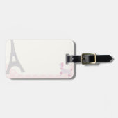 Oh LaのLaのフランスのなプードルの荷物のラベル ラゲッジタグ (正面横)