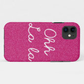 Oh LaのLa -ラズベリーのピンク Case-Mate iPhoneケース (裏面(横))