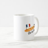 Oh La La - French Baguette - Funny Francophile コーヒーマグカップ (正面右)