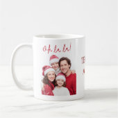 Oh La La Personalized Family Photo Mug コーヒーマグカップ (左)