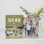 Oh Let 来 Adore Him SAGE Christian 2写真 シーズンカード (スタンド正面)