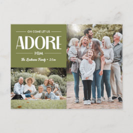 Oh Let 来 Adore Him SAGE Christian 2写真 シーズンポストカード