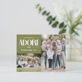 Oh Let 来 Adore Him SAGE Christian 2写真 シーズンポストカード (スタンド正面)