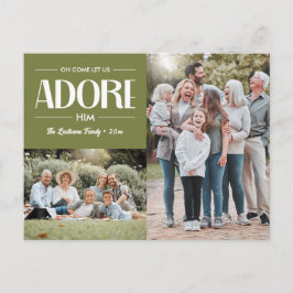 Oh Let 来 Adore Him SAGE Christian 2写真 シーズンポストカード