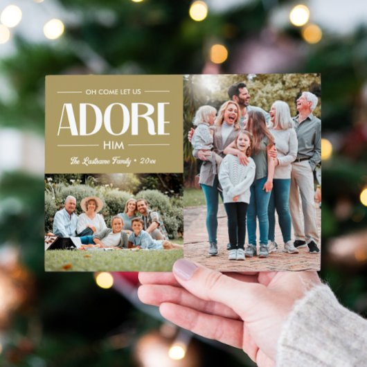 Oh Let 来 Adore Him TAN Christian 2写真 シーズンカード