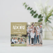 Oh Let 来 Adore Him TAN Christian 2写真 シーズンポストカード (スタンド正面)