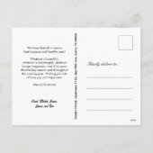 Oh Let 来 Adore Him TAN Christian 2写真 シーズンポストカード (裏面)